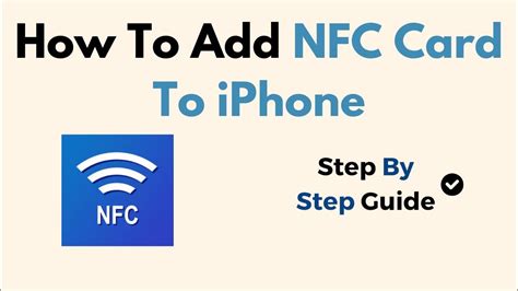 add nfc card to iphone